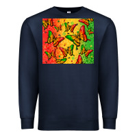 Navy juneteenth butterfly Premium Sweatshirt - Zillion Design Studio
