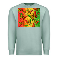 Seafoam juneteenth butterfly Premium Sweatshirt - Zillion Design Studio