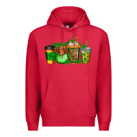 Cardinal longhaired cow st patricks coffee Premium Hoodie - Jasminsmagicworld