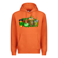 Carrot longhaired cow st patricks coffee Premium Hoodie - Jasminsmagicworld