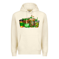 Sandshell longhaired cow st patricks coffee Premium Hoodie - Jasminsmagicworld