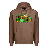 Chestnut longhaired cow st patricks coffee Premium Hoodie - Jasminsmagicworld