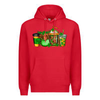 Red longhaired cow st patricks coffee Premium Hoodie - Jasminsmagicworld