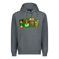 Rock longhaired cow st patricks coffee Premium Hoodie - Jasminsmagicworld