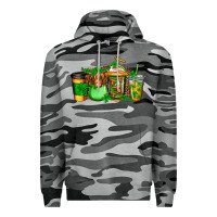 Slate Camo longhaired cow st patricks coffee Premium Hoodie - Jasminsmagicworld