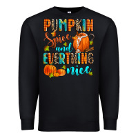 Black pumpkin spice and everthing nice Premium Sweatshirt - Zillion Design Studio