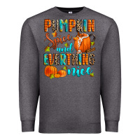 Charcoal Heather pumpkin spice and everthing nice Premium Sweatshirt - Zillion Design Studio