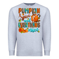 Heather Grey pumpkin spice and everthing nice Premium Sweatshirt - Zillion Design Studio