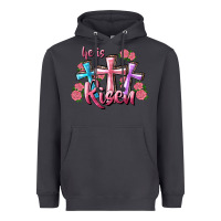 Smoke He Is Risen Cross Heavyweight Hoodie - RanaPortraitStore