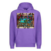 Purple merry christmas cross tumbler Premium Hoodie - JahusDesignShop