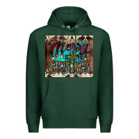 Sports Green merry christmas cross tumbler Premium Hoodie - JahusDesignShop