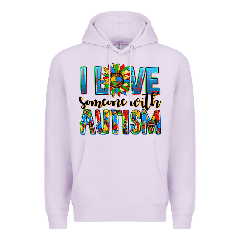 ı Love Someone With Autism Premium Hoodie by AdoDesignShop | Teevron