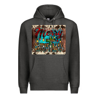 Charcoal Heather merry christmas cross tumbler Premium Hoodie - JahusDesignShop