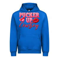 Cobalt pucker up cowboy Urban Hoodie - AdoDesignShop