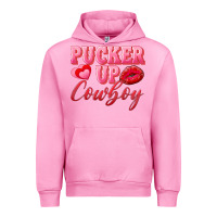 Fuchsia Pink pucker up cowboy Urban Hoodie - AdoDesignShop