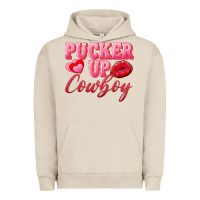 Pigment French Oak pucker up cowboy Urban Hoodie - AdoDesignShop