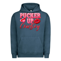 Pigment Midnight Navy pucker up cowboy Urban Hoodie - AdoDesignShop