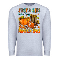 Just A Girl Who Loves Pumpkin Spice Premium Sweatshirt | Teevron