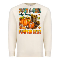 Sandshell just a girl who loves pumpkin spice Premium Sweatshirt - Zillion Design Studio