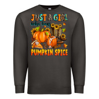 Smoke just a girl who loves pumpkin spice Premium Sweatshirt - Zillion Design Studio