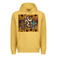Antique Gold cross tumbler Premium Hoodie - JahusDesignShop