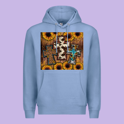 Cross Tumbler Premium Hoodie Designed By Jahusdesignshop