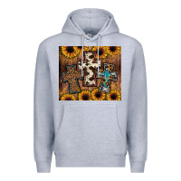 Heather Grey cross tumbler Premium Hoodie - JahusDesignShop