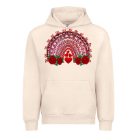 Sandshell valentine's day rainbow with roses Urban Hoodie - AdoDesignShop