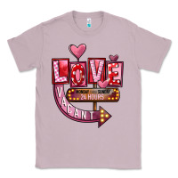 Lilac Valentines Day Love Vacant Classic Tee - FaDigitalArtStudio