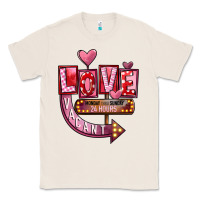 Natural Valentines Day Love Vacant Classic Tee - FaDigitalArtStudio