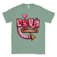 Sage Valentines Day Love Vacant Classic Tee - FaDigitalArtStudio