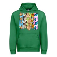 Emerald easter bunny butterfly daisy and sunflower with cowhide and  leopard b Urban Hoodie - Artiststas