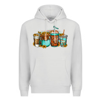 Dove Grey longhaired cow coffee cups Premium Hoodie - Jasminsmagicworld
