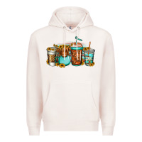 Pale Pink longhaired cow coffee cups Premium Hoodie - Jasminsmagicworld