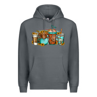 Rock longhaired cow coffee cups Premium Hoodie - Jasminsmagicworld