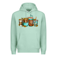 Seafoam longhaired cow coffee cups Premium Hoodie - Jasminsmagicworld