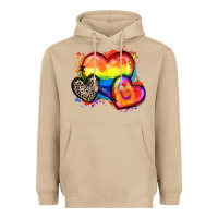 Mushroom pride hearts Heavyweight Hoodie - Zillion Design Studio