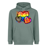 Sage pride hearts Heavyweight Hoodie - Zillion Design Studio