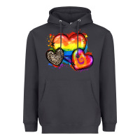 Smoke pride hearts Heavyweight Hoodie - Zillion Design Studio