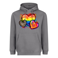 Pride Hearts Heavyweight Hoodie | Teevron