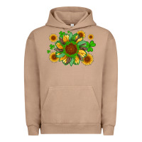 Pigment Burro st patricks sunflowers with shamrock and glitters with leopard Urban Hoodie - Artiststas