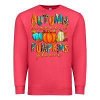 Cardinal autumn leaves and pumpkins please Premium Sweatshirt - Zillion Design Studio