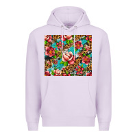 Lilac tropical flowers Premium Hoodie - Artiststas