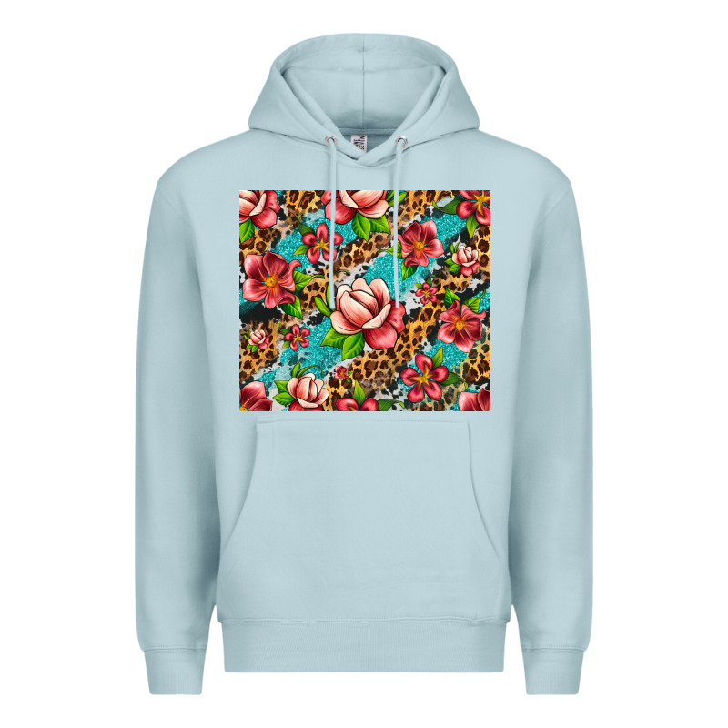 Tropical Flowers Premium Hoodie by Artiststas | Teevron
