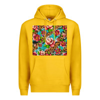 Lemon tropical flowers Premium Hoodie - Artiststas
