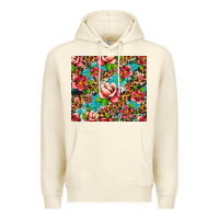 Sandshell tropical flowers Premium Hoodie - Artiststas