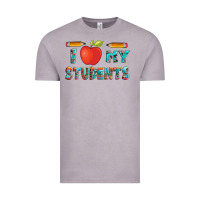 Vintage Zinc i love my students with pen and Vintage Tee - Artiststas