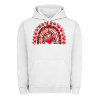 Pigment Lunar Rock valentine's day rainbow with heart Urban Hoodie - AdoDesignShop