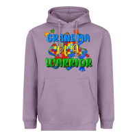 Lavender grandma of a warrior Heavyweight Hoodie - Zillion Design Studio