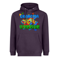 Plum grandma of a warrior Heavyweight Hoodie - Zillion Design Studio